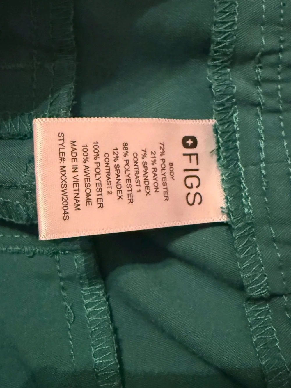 Figs Hunter Green Tansen™ - Short Jogger Scrub Pants